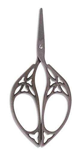 ポッシュリビング デザインシザー 糸きりはさみ 61841 PL61841 アンティークブラウン 5×11cm