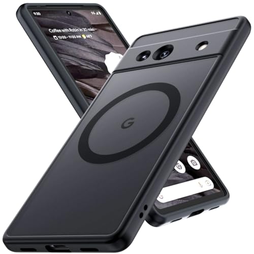Rakuten - MagSafe対応・指紋ゼロGoogle Pixel 7A 用 ケース マグネット搭載 [ ストラップホール付き] [ソフトシリカゲルバンパー]