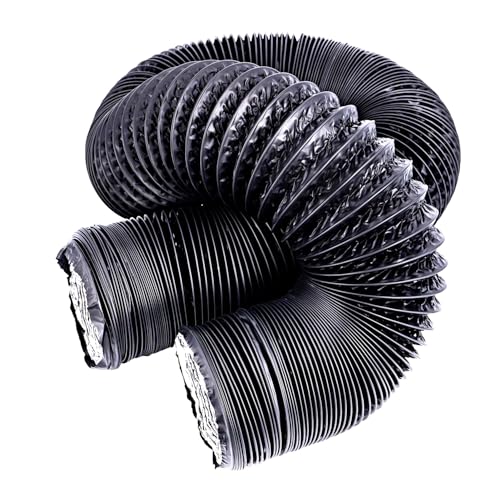 OOPPEN ダクトホース 収納型フレキシブルダクト 75 100 125 150 200mm 換気用アルミホース 排気ホース ..