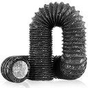 Okryain ダクトホース 排気ホース アルミ フレキシブルダクト PVC四層構造 蛇腹排気ダクト 換気用アルミホース 換気用ホース 伸縮式換
