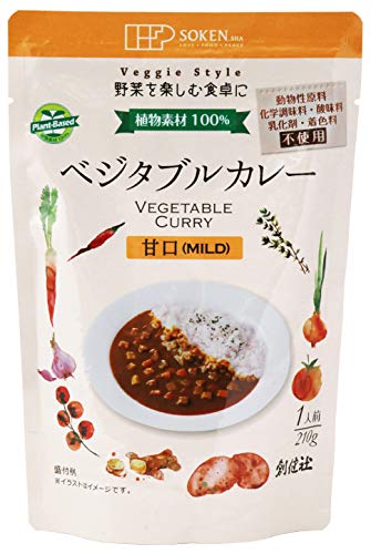 創健社 ベジタブルカレー甘口レトルト 210g×5個 創健社 ベジタブルカレー甘口レトルト 210g×5個