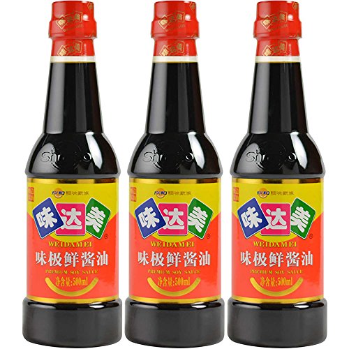 味達美 味極鮮 醤油(中国醤油/濃口) 小 500ml×3個