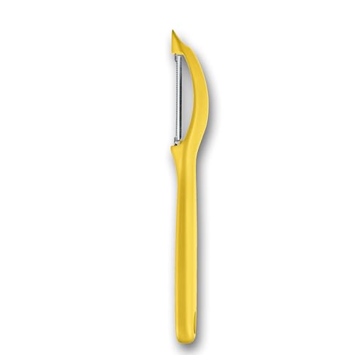VICTORINOX(ビクトリノックス) ユニバーサルピーラー 切れ味がよい縦型皮むき器 イエロー 人間工学に基づいたハンドルでにぎりやすい 食