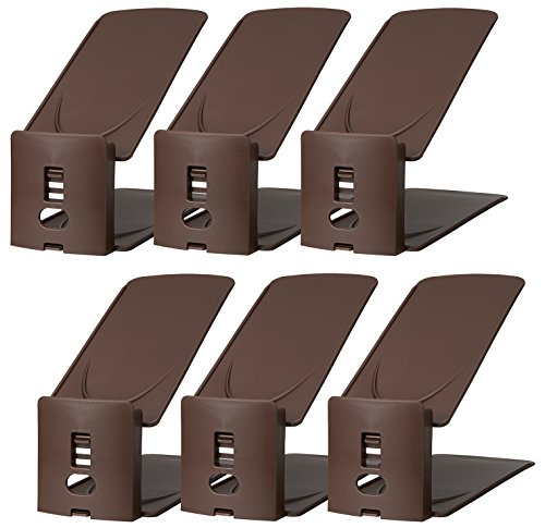 ライクイット (like-it) 靴 収納 靴 省スペース 収納量2倍くつホルダー 高さ調節機能付き 6P 約幅10x奥..