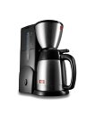 メリタ(Melitta) コーヒーメーカー ノアプラス ブラック5杯用/ステンレス製二重構造ポット/アイスコーヒー/蒸らし機能搭載