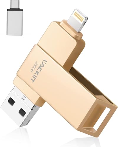 Vackiit MFi認証取得iPhone用USBメモリー 256GB USB 3.0 iphone用外付けメモリ スマホusbメモリ 対応ip Vackiit MFi認証取得iPhone用USBメモリー 256GB USB 3.0 iphone用外付けメモリ スマホusbメモリ 対応ip