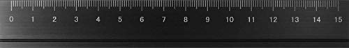 スリップオン(Slip-On) アルミルーラーS 定規 線引き シンプル 0cm表記付き カッター定規 15cm アルミ..