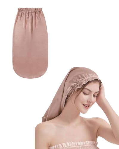 YINKE シルクナイトキャップ シルクキャップ ロングヘア用 筒型デザイン ヘアキャップ 筒型 お休みキャップ 朝まで脱落な し 美髪・摩擦軽