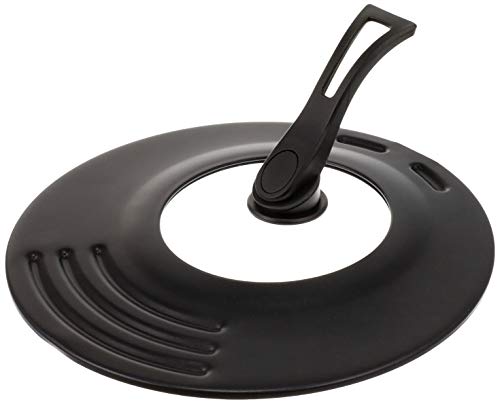 パール金属 ガラス窓付 立つ フライパン 鍋 蓋 24~29cm 用 フッ素加工 たためる スタンド パンカバー HB-634