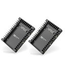 SANZANG MASTER 2.5 3.5 変換 マウンタ 2点セットHDD/SSD用変換ブラケット ハードディスクケース 2.5インチ 3.