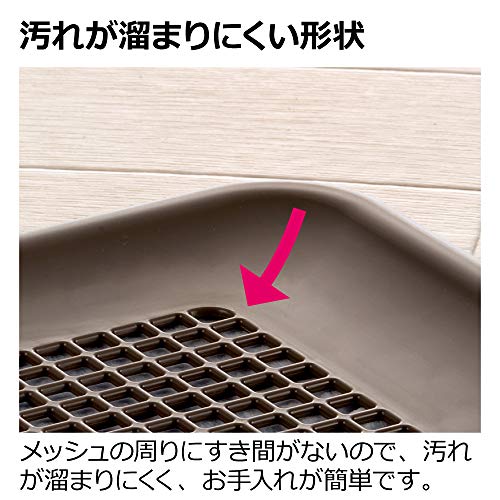 ルミナスエイト 楽天市場店のリッチェル お掃除簡単フラットトレー ワイド アイボリー｜アングル3