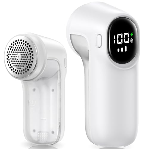 2025新登場Wkvupy けだまとり 電動 毛玉取り 電動 毛玉クリーナー 毛玉取り器 液晶ディスプレイ付き 3..