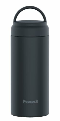 ピーコック魔法瓶工業(The-peacock) ピーコック スクリューマグボトル チャコールグレー 350ml 水筒 保温 保冷 取っ手付き 真