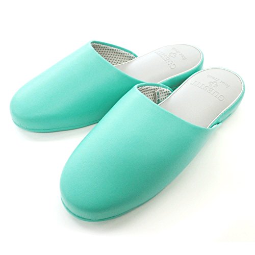 [オクムラ] スリッパ ゲストイット 前閉じ L ブルー NGAM8901BL 抗菌 消臭 吸湿 お手入れ簡単 ゲスト ..