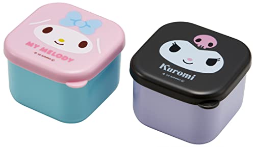 スケーター(Skater) ミニ シール容器 保存容器 おかず入れ 130ml 2個組 マイメロディ クロミ サンリオ MO1WAG-A