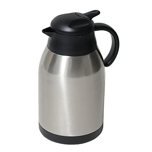 パール金属 ポット 卓上ポット テーブルポット 2.0L ステンレス製 保温 保冷 サテン イーシス2 H-6313