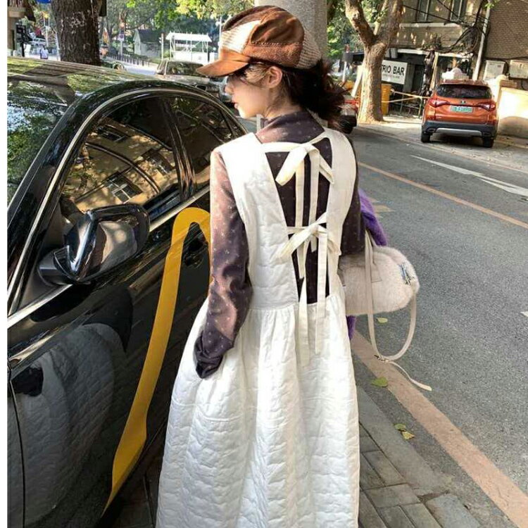 楽天市場】キルティング スカート ロング（カラーホワイト）の通販