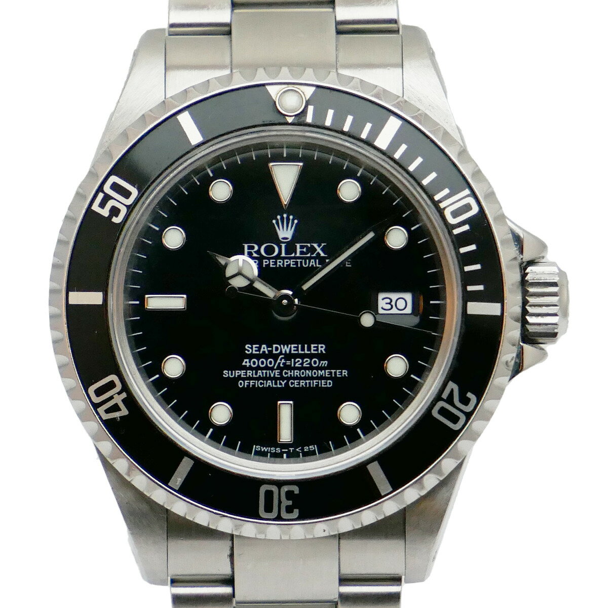 【中古】ROLEX ロレックス シードゥエラー 16600 U番 ブラック メンズ