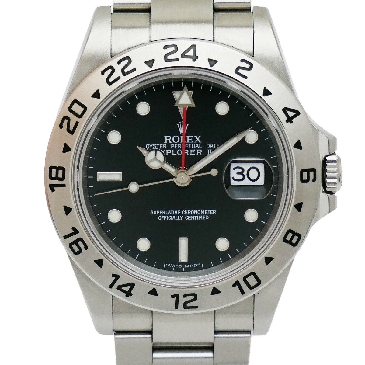 【中古】ROLEX ロレックス エクスプローラー2 16570 F番