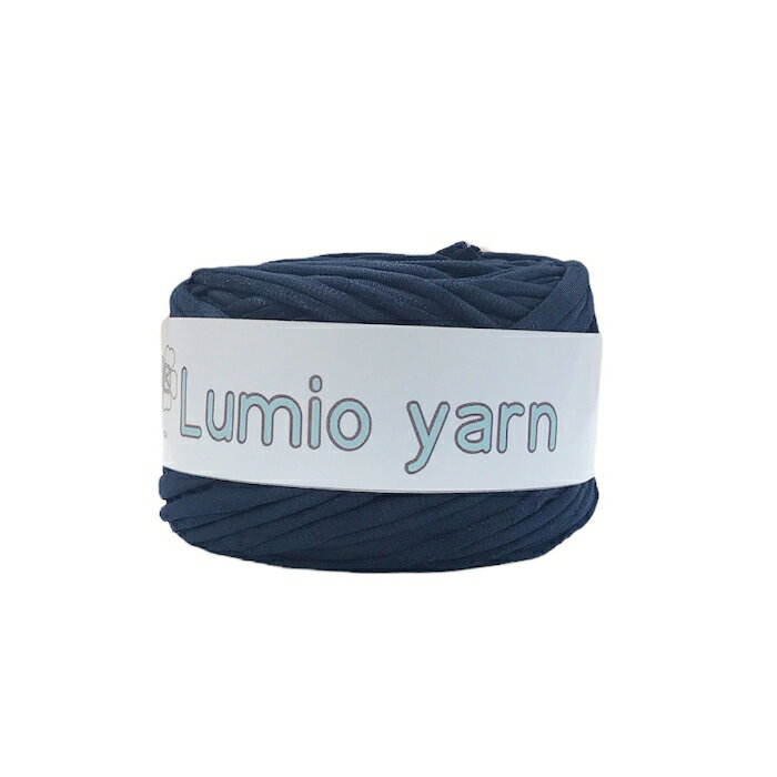 【Lumio yarn】ヤーン アップサイクルヤーン リサイクルヤーン 50m 《25》ネイビー系【久世染】《定形外発送・送料無料》