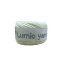 【Lumio yarn】ヤーン アップサイクルヤーン リサイクルヤーン 50m 《A-37》ホワイト系【久世染】《定形外発送・送料無料》