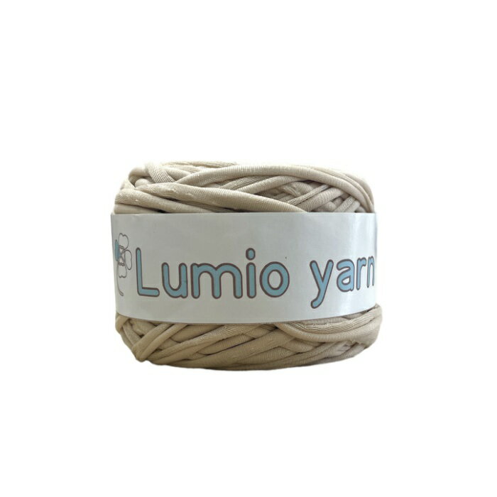 【Lumio yarn】ヤーン アップサイクルヤーン リサイクルヤーン 50m 《A-55》ベージュ系【久世染】《定形外発送・送料無料》