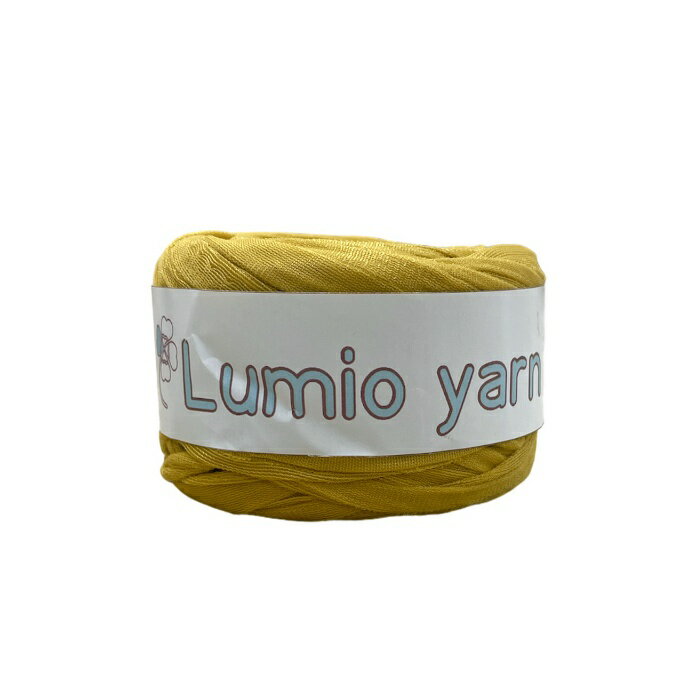 【Lumio yarn】ヤーン アップサイクルヤーン リサイクルヤーン 50m 《A-57》イエロー系【久世染】《定形外発送・送料無料》