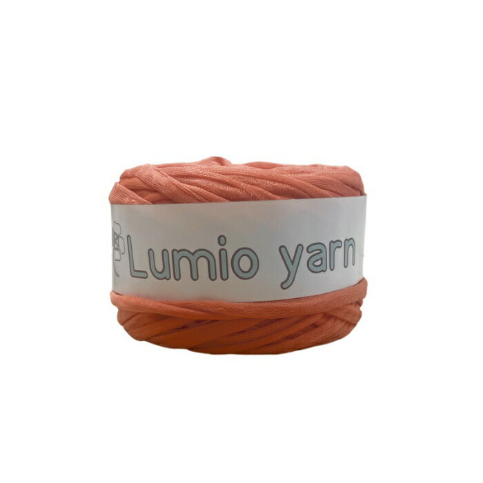 【Lumio yarn】ヤーン アップサイクルヤーン リサイクルヤーン 50m 《A-77》オレンジ系【久世染】《定形外発送・送料無料》
