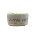 【Lumio yarn】ヤーン アップサイクルヤーン リサイクルヤーン 50m 《A-79》ホワイト系【久世染】《定形外発送・送料無料》