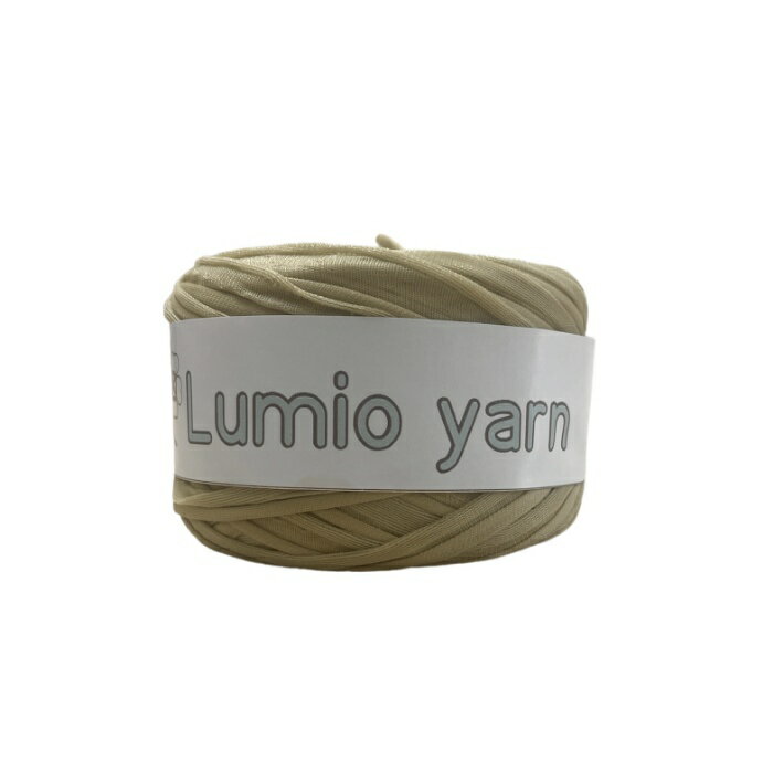 【Lumio yarn】ヤーン アップサイクルヤーン リサイクルヤーン 50m 《A-72》ベージュ系【久世染】《定形外発送・送料無料》