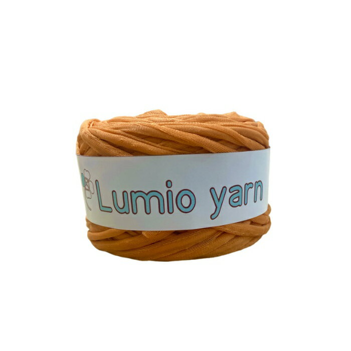 【Lumio yarn】ヤーン アップサイクルヤーン リサイクルヤーン 50m 《A-95》オレンジ系【久世染】《定形外発送・送料無料》