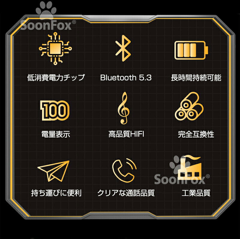 2023最新型 Bluetooth 5.3 ワイヤレスイヤホン ブルートゥースイヤホン Hi-Fi高音質 完全ワイヤレスヘッドセット 軽量 左右分離 イヤホン 両耳片耳 通話 IPX4防水 自動ペアリング バッテリー電量表示 長時間待機 iPhone Android用