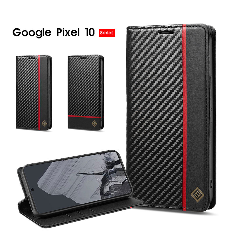 Rakuten - [強化ガラスフィルム付]スマホケース Google Pixel 10 ケース マグネット google pixel 10 pro xlケース カーボン調 グーグル pixel 10
