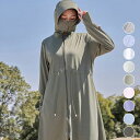 3A36 ロング ジャケット コート レディース 日焼け防止 紫外線防止 UV対策 日焼け止め UV保護 通気性 マスク ゆったり アイスシルク ロングジャケット 夏 アウトドア レジャー 韓国ファッション【送料無料】