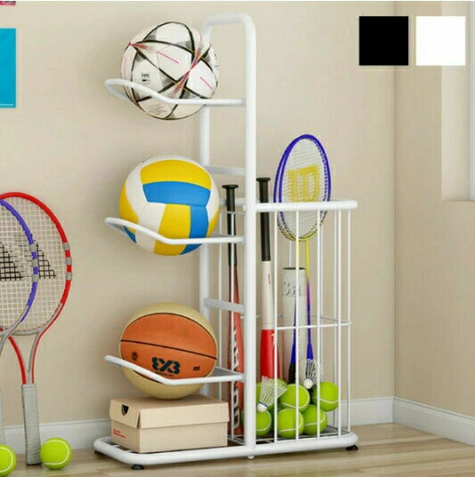 ボール収納棚、サッカーラック、ボール収納ガレージ、ボールラック、ガレージスポーツ器材収納場所、バ..