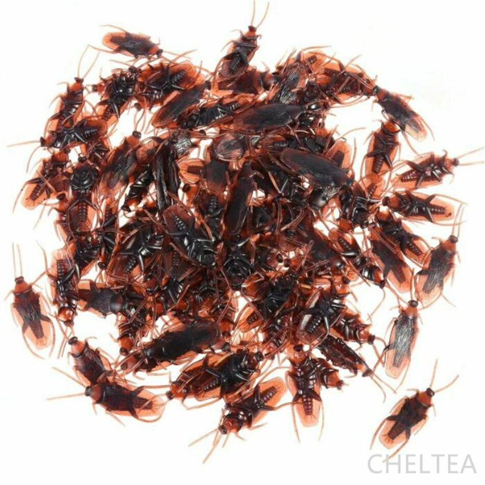 100匹セット ジョークグッズ フェイク グッズ いたずらグッズ ゴキブリ おもちゃ 偽ゴキブリ