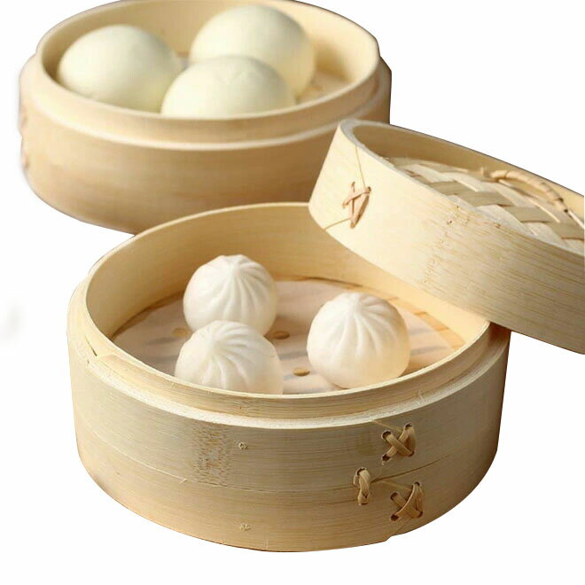 Rakuten - 中華せいろ 2段 20cm 21cm 22cm 24cm 26cm 28cm 30cm蒸し器 （蒸籠 セイロ 蒸篭 蒸し かご せいろ 天然木 天然竹 蒸篭せいろ 中華セイロ 中華蒸篭 中華蒸籠 点心 飲茶 小籠包 焼売 肉まん シュウマイ ）