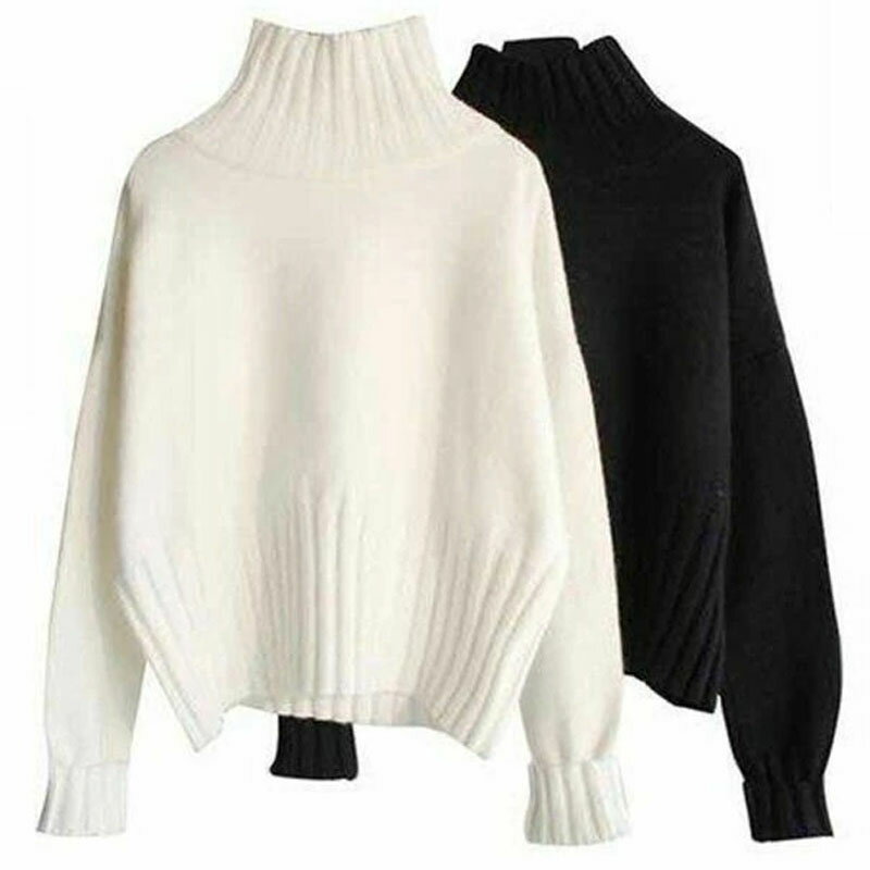 ニット セーター タートルネック レディース トップス 長袖 秋冬 ニット 冬色 ニットカットソー ショート丈セーター プルオーバーニット 無地 長袖 秋 冬 春 ラグラン袖 カットソー コージーニット ニットトップス オフィス ビジネス 通勤 シンプル ソフト 洗えるニット(4.0)