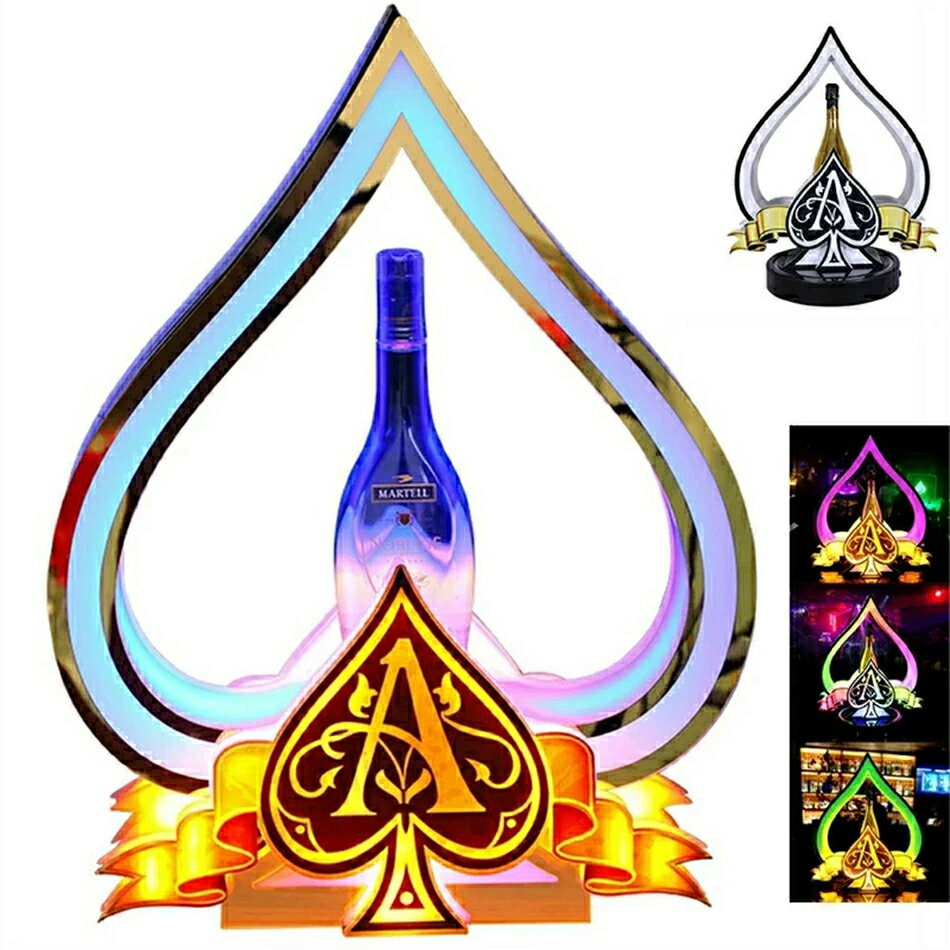 シャンパンテキーラ観覧車 LED 酒ボトルの表示棚 ワインラッ 酒グラス収納ラック 酒カップホルダー 酒..