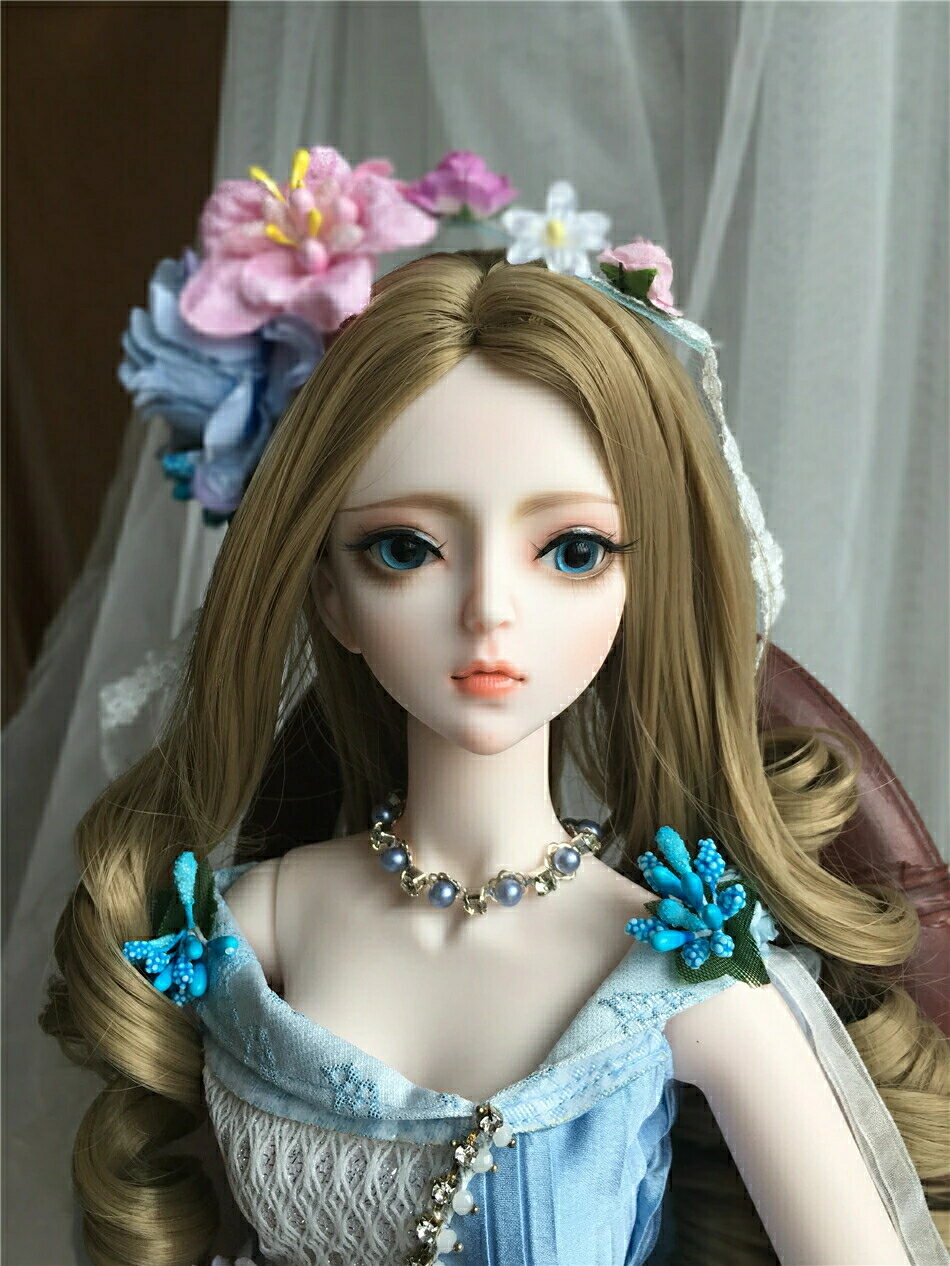 ◆新入荷◆1/3関節人形 100％ハンドメイド 手作り 関節可動 BJDドール プレゼント コレクション BJDドール 本体+眼球+顔メイク+かつら+服+靴 60CM