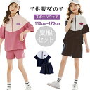 新品発売!韓国子供服 女の子 キッズ こども 可愛い 子供服 女の子 セットアップ 夏服 半袖tシャツ 子供 セットアップ 女の子 夏服 上下セット ショートパ...