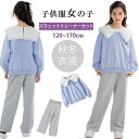 「2点上下セット」2024 新品入荷 スウェットトレーナー スポーツパンツ 2点セット ガールズ ジャージ 上下セット キッズ服 スウェット パーカー ロングス...