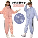 子供服 女の子 ジャージ 上下セット ジャージ 子供服 女の子 スウェット 長袖 トレーナー 上下セット 2点セット ガールズ スポーツウェア 運動着 韓国風 ...