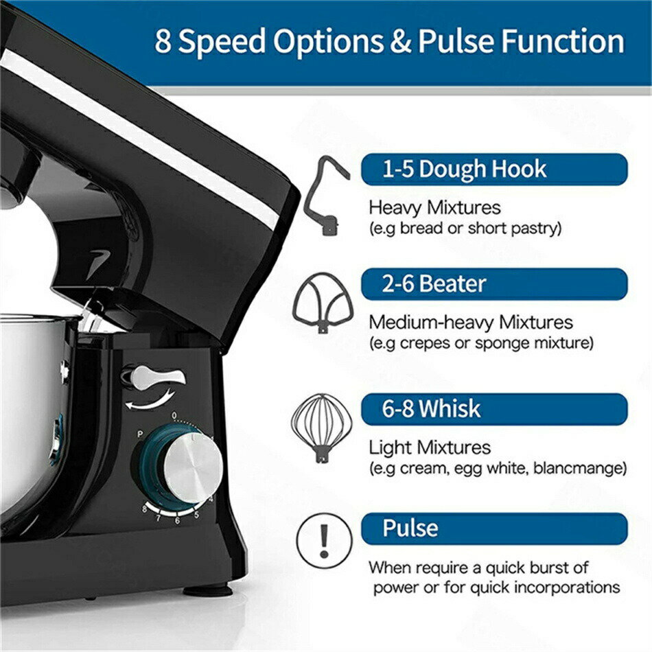 新テーブルスタンドミキサー 5L電動ミキサー 8スピードキッチン電動フードミキサー1000W 110v電圧ホームグルメグラインダーマシン ジューサー 業務用ミキサ ホームグルメグラインダーマシン ジューサー 業務用ミキサ