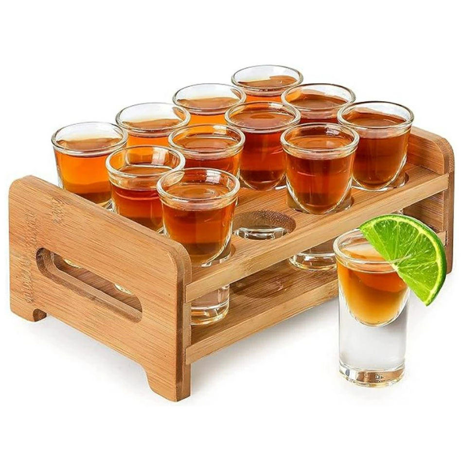 ショットグラスセット 12個-15cc / 15ml/10ml/10cc クリアショットグラス、ミニショットグラス、ウイスキーグラスセット、パーティー、バー、クラブ用 10ml クリアショットグラス