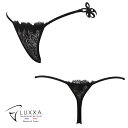 LUXXA(ルクサ)●バランス・ストリング 【BALANCE String】|フランス製 Tバック レース レディース セクシー ショーツ 刺繍 インポート ラ...