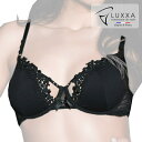 LUXXA(ルクサ)●ボルサリーノ・ブラ 【BORSALINO Bra】|フランス製 ブラジャー レース 刺繍 インポート アンダーワイヤーあり ビジュー飾り ...