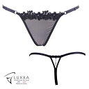 LUXXA(ルクサ)●ボルサリーノ・ストリング 【BORSALINO String】|フランス製 Tバック レース レディース セクシー ショーツ 刺繍 インポ...