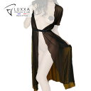 LUXXA(ルクサ) ロングガウン ●カシュー・ノワール・ロング・デザビエ【CACHOU NOIR Long Deshabille】