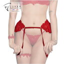 LUXXA(ルクサ)●エリクシール・ガーターベルト 【ELIXIR Garterbelt】|フランス製 ガーターベルト レース インポート ビジュー飾り レディ...